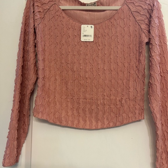 NWT Free People Rose Top - Picture 4 of 4